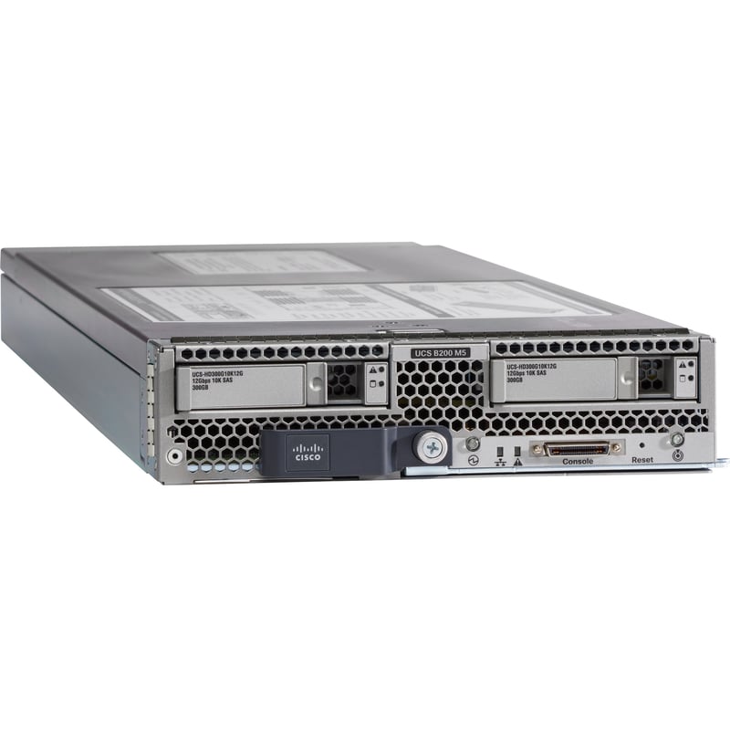 Cisco B200 M5 Blade Server - 2 x Intel Xeon Gold 6140 2.30 GHz - 192 GB RAM - Serial ATA, 12Gb/s SAS Controller - Thumbnail 1