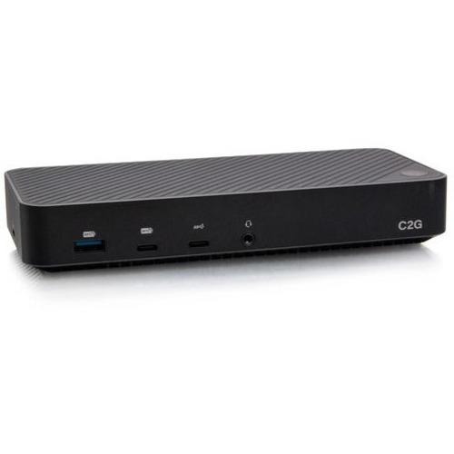 C2G USB C Triple 4K Monitor Docking Station - HDMI, DisplayPort, Ethernet - Thumbnail 1