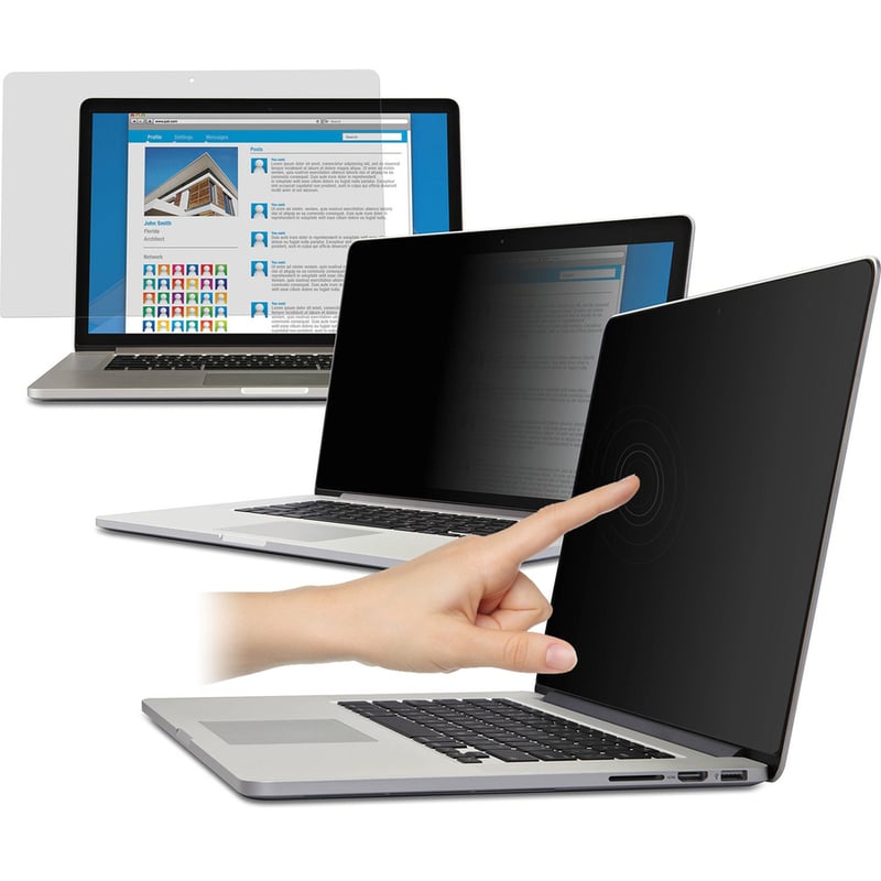 V7 15.6" Privacy Filter for Notebook - 16:9 Aspect Ratio Glossy - Thumbnail 2