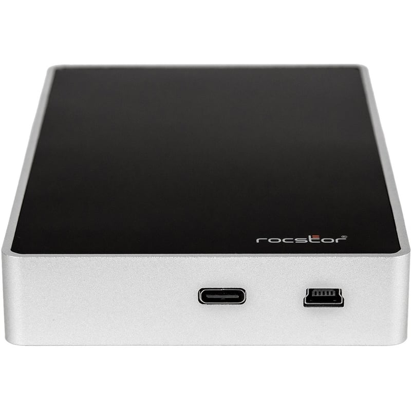 Rocstor Rocsecure EX32 1 TB Portable Rugged Hard Drive - 2.5" External - SATA (SATA/600) - Silver - TAA Compliant - Thumbnail 2