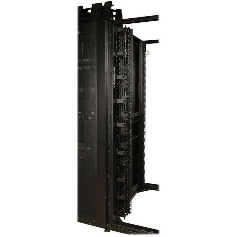 Tripp Lite by Eaton 45U SmartRack Wide Standard-Depth Rack Enclosure Cabinet with Doors and Side Panels 2 Pre-Installed Cable Managers - Thumbnail 2