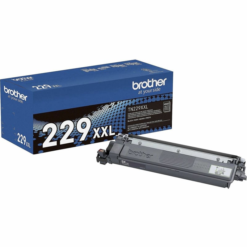 Brother Genuine TN229XXLBK Super High-yield Black Toner Cartridge - Thumbnail 1