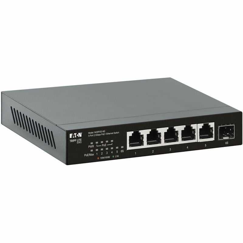 DESKTOP GIGABIT ETHERNET SWITCH UNMANAGED POE+ 5-PORT 2.5 GBPS 70W - Thumbnail 2