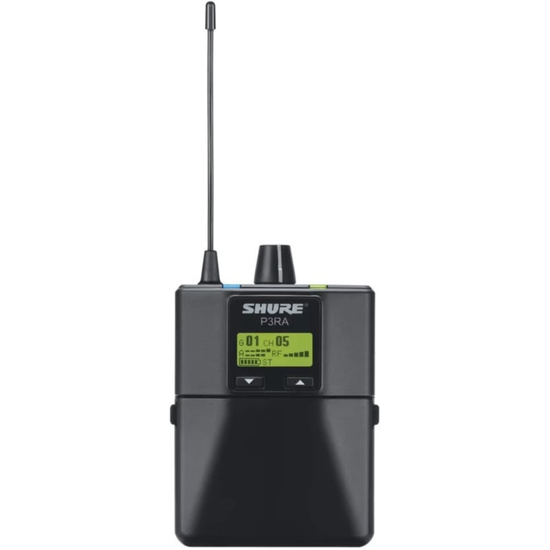 Shure P3RA Premium Wireless Bodypack Receiver - Thumbnail 1