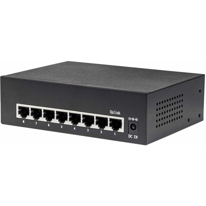 8-PORT GIGABIT POE+ SWITCH, 60W DESKTOP - Thumbnail 5