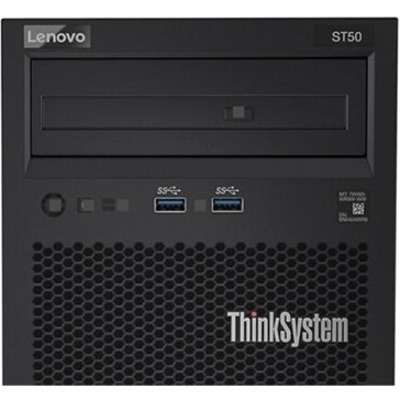 Lenovo ThinkSystem ST50 7Y48A04PNA 4U Tower Server - 1 Xeon E-2224G 3.50 GHz - 8 GB RAM - Serial ATA/600 Controller - Thumbnail 3