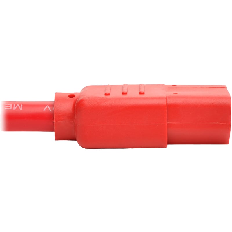 Eaton Tripp Lite Series PDU Power Cord, C13 to C14 - 10A, 250V, 18 AWG, 2 ft. (0.61 m), Red - Thumbnail 4