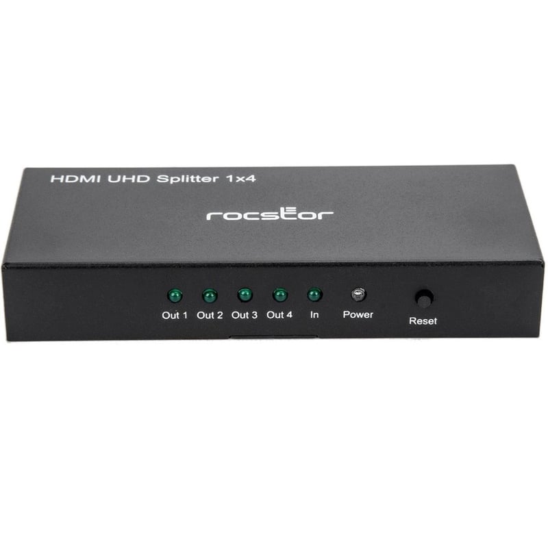 Rocstor Premium 4 Port HDMI Splitter - 4K / 60Hz - Thumbnail 5
