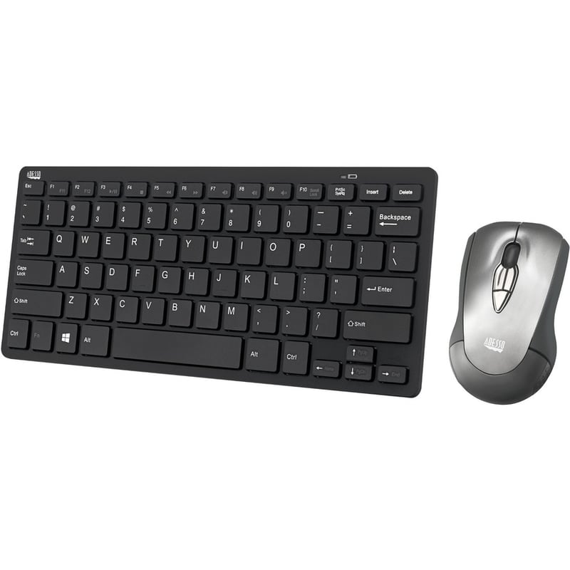 Adesso Air Mouse Mobile With Compact Keyboard - Thumbnail 2