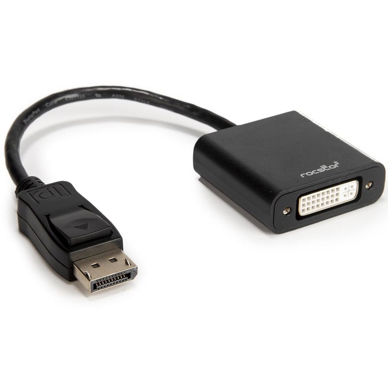 Rocstor Active DisplayPort to DVI Adapter - 4K@30Hz - Resolutions up to 3840x2160 - Thumbnail 2