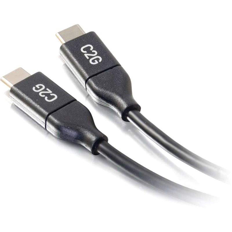 C2G 6ft USB C Cable - USB C to USB C Cable - USB C 2.0 5A - 480 Mbps - M/M - Thumbnail 2