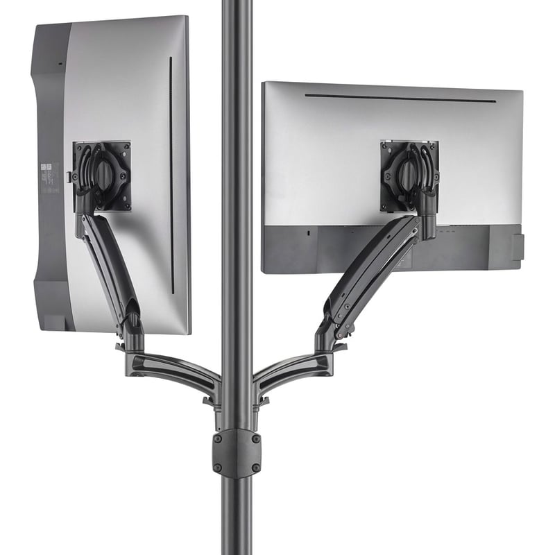 Chief Kontour K1P220BXRH Pole Mount for Monitor, All-in-One Computer - Black - TAA Compliant - Thumbnail 2