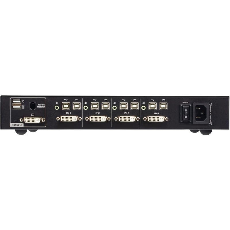 ATEN 4-Port USB DVI Secure KVM Switch with CAC (PSD PP v4.0 Compliant) - Thumbnail 2