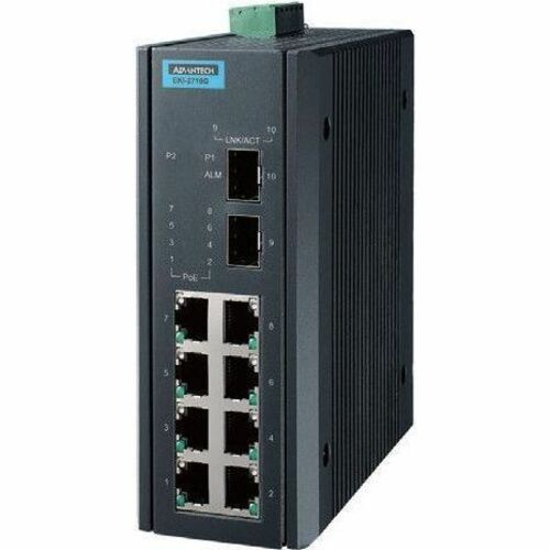 8GE POE +2G SFP IND. UNMANAGED SWITCH - Thumbnail 1