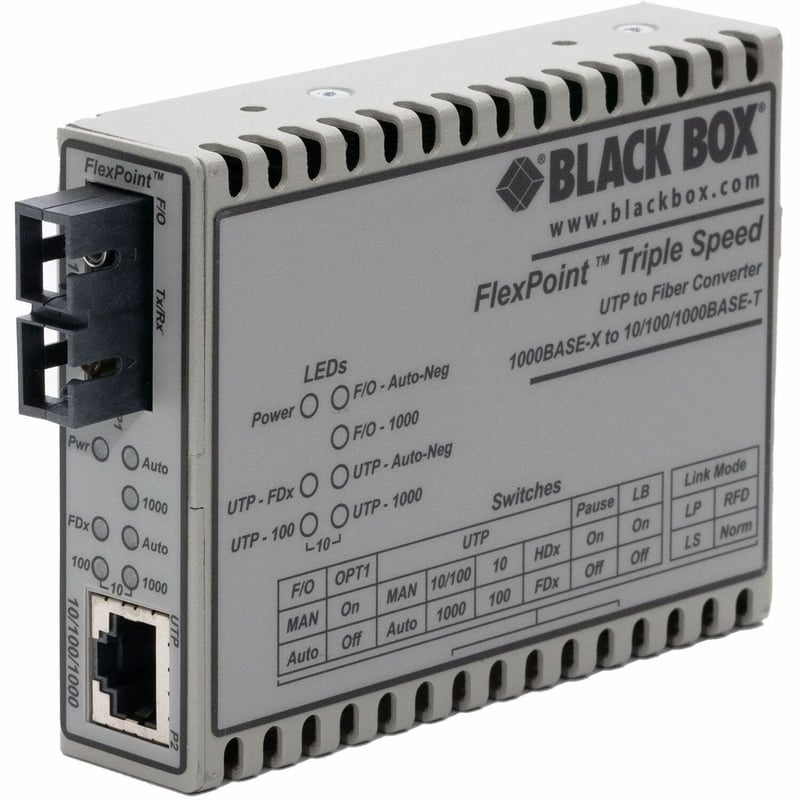 Black Box FlexPoint LMC1017A-SMSC Transceiver/Media Converter