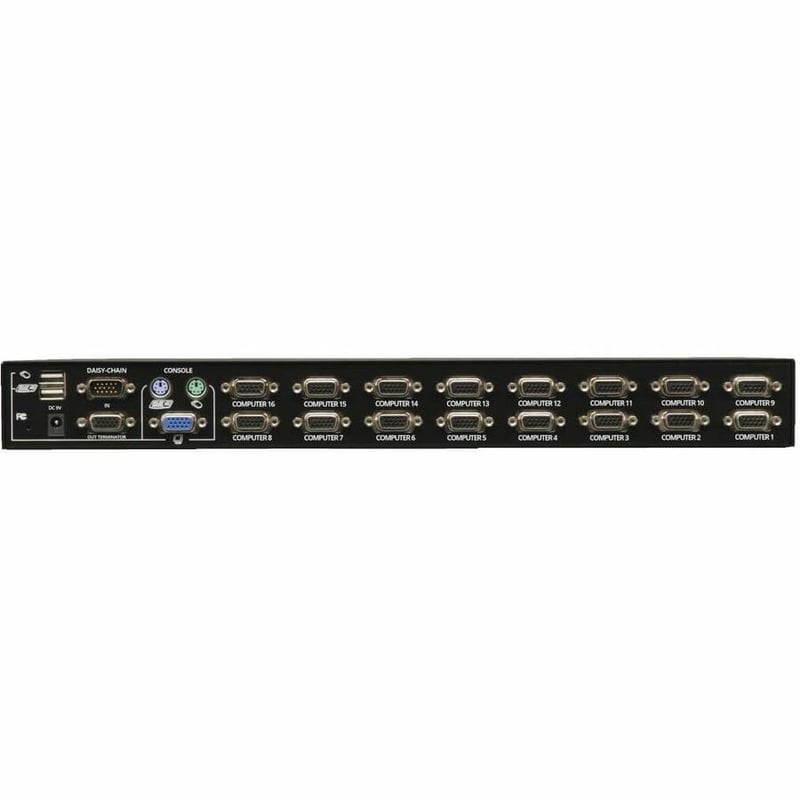 Tripp Lite by Eaton 16-Port 1U Rack-Mount USB/PS2 KVM Switch with On-Screen Display - Thumbnail 2