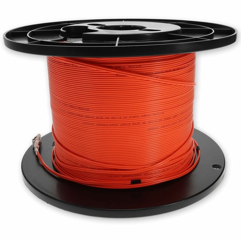 AddOn 175m LC to LC Orange OM1 Duplex OFNR (Riser-Rated) MMF Fiber Patch Cable - Thumbnail 3