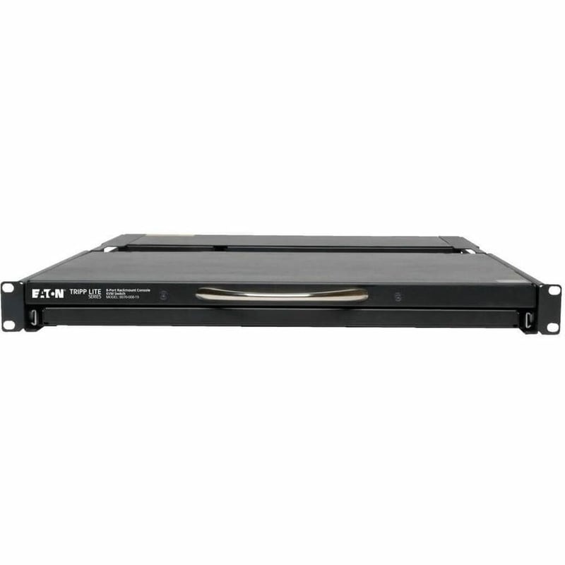 Tripp Lite by Eaton NetCommander 8-Port Cat5 1U Rack-Mount Console KVM Switch with 19-in. LCD - Thumbnail 3