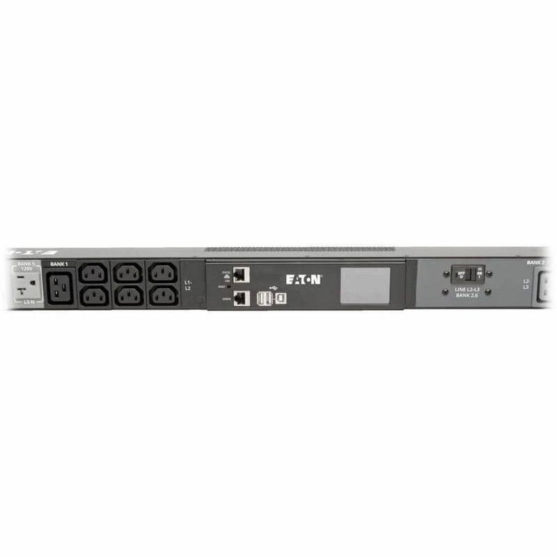 Tripp Lite by Eaton PDU 8.6kW 208/120V 3PH Monitored PDU - LX Interface Gigabit 45 Outlets L21-30P Input LCD 1.8 m Cord 0U 1.8 m Height TAA - Thumbnail 3