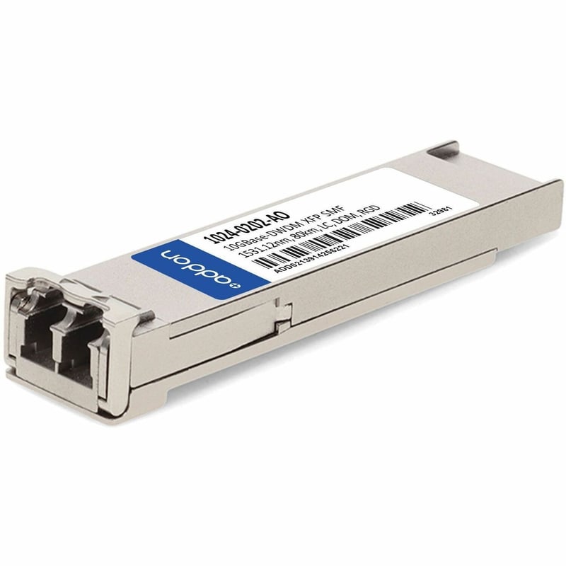 AddOn Optelian® 1024-0202 Compatible TAA 10GBase-DWDM XFP Transceiver (SMF, 1531.12nm, 80km, LC, DOM, -40 to 85C) - Thumbnail 1
