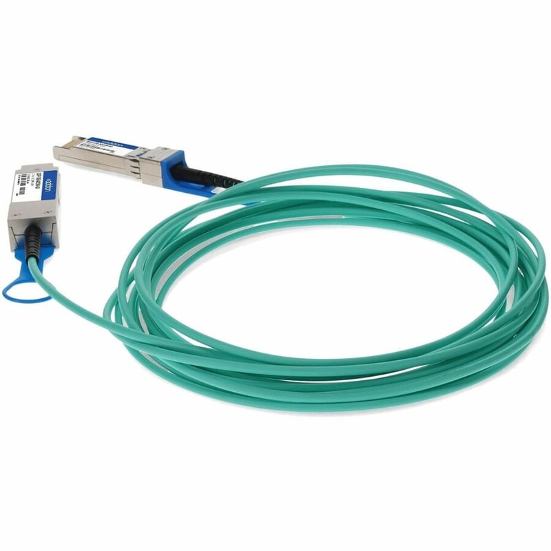 AddOn Cisco® Compatible TAA Compliant 10GBase-AOC QSFP+ to SFP+ Active Optical Cable (850nm, MMF, 5m) - Thumbnail 3