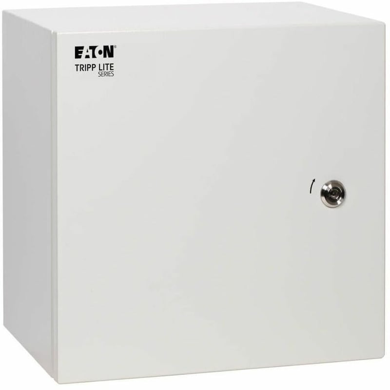 Tripp Lite by Eaton SmartRack Outdoor Industrial Enclosure with Lock - NEMA 4, Surface Mount, Metal Construction, 14 x 14 x 6 in., Gray - Thumbnail 1