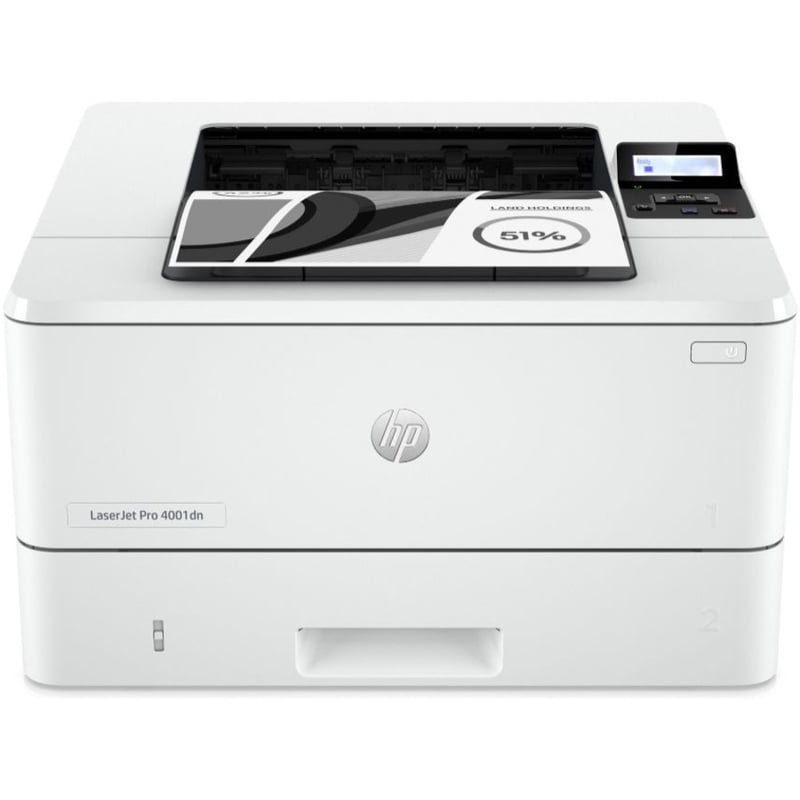 HP LaserJet Pro 4001 4001dn Desktop Wired Laser Printer - Monochrome - Thumbnail 1
