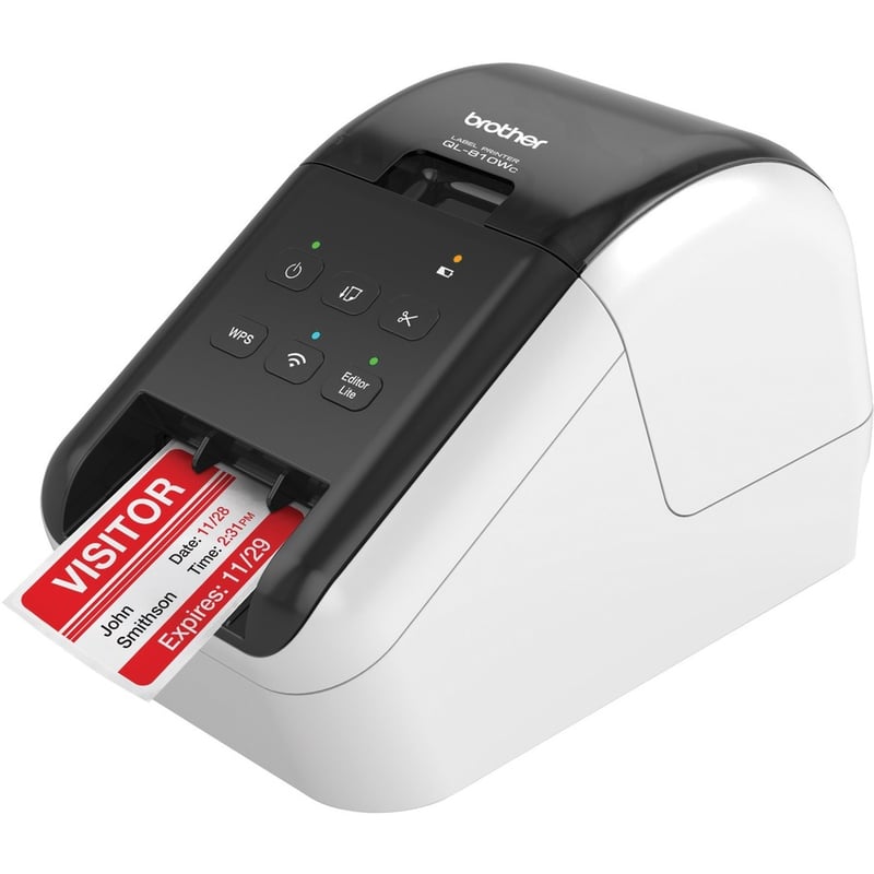 Brother QL-810WC Ultra Fast Label Printer with Wireless Networking - Thumbnail 2
