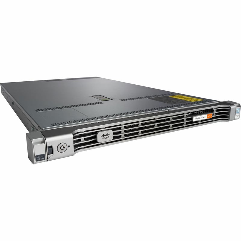Cisco HyperFlex HX220c M4 1U Rack Server - 2 Xeon E5-2630 v4 2.20 GHz - 256 GB RAM - 12Gb/s SAS Controller - Thumbnail 1