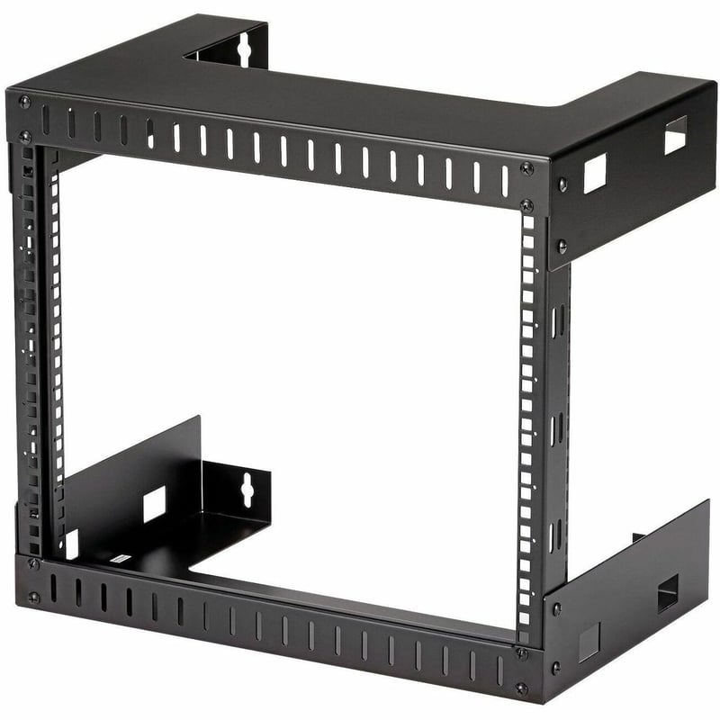 StarTech.com 2-Post 8U Heavy-Duty Wall-Mount Network Rack, 19" Open Frame Server Rack for Computer Equipment, Wall Mount Data Rack~ - Thumbnail 1