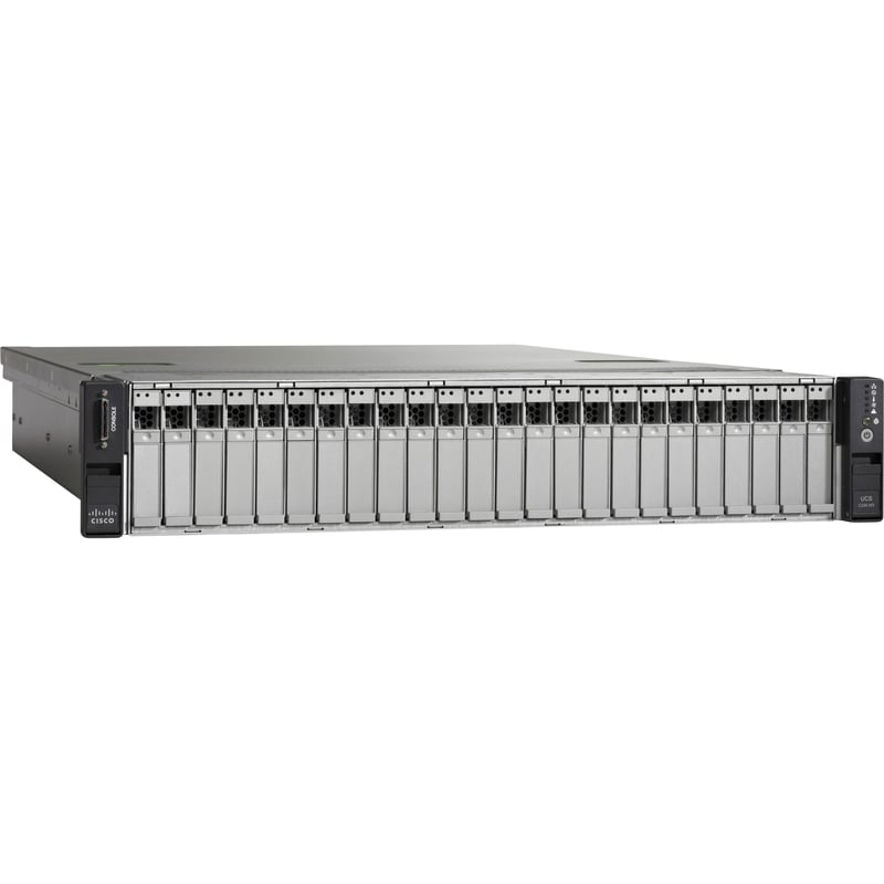 Cisco C240 M3 2U Rack Server - 2 x Intel Xeon E5-2660 v2 2.20 GHz - 256 GB RAM - 6.30 TB HDD - (7 x 900GB) HDD Configuration - 400 GB SSD - (1 x 400GB) SSD Configuration - Serial ATA/600, 6Gb/s SAS Controller - Thumbnail 1
