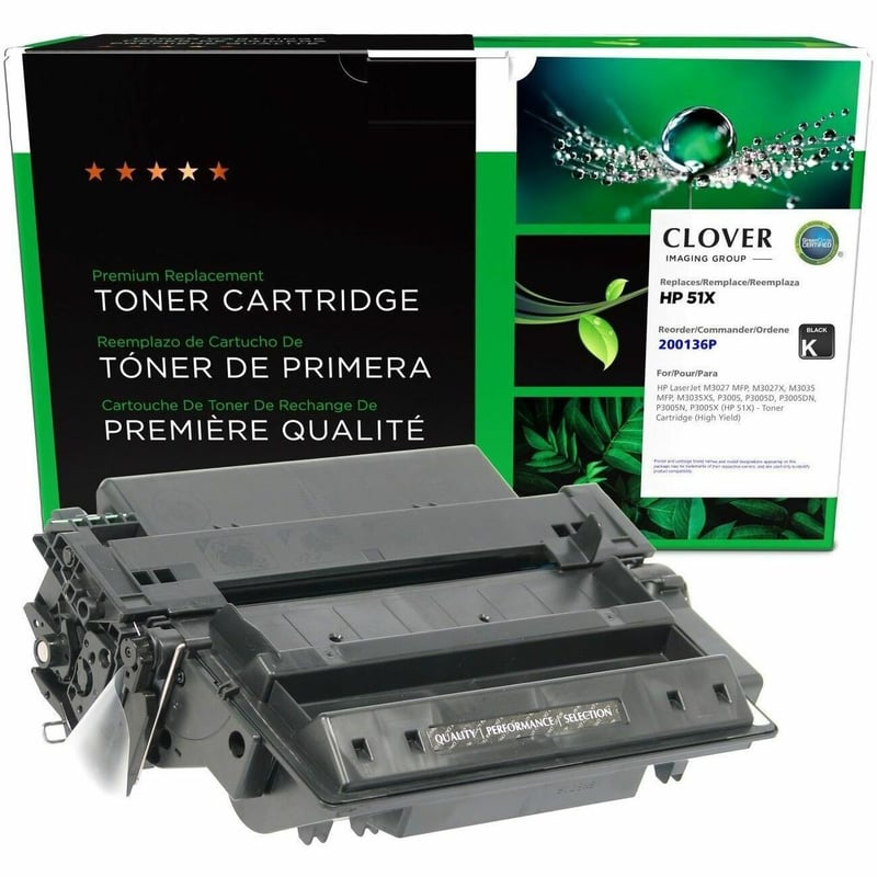 Clover Imaging Remanufactured High Yield Toner Cartridge for HP 51X (Q7551X) - Thumbnail 1