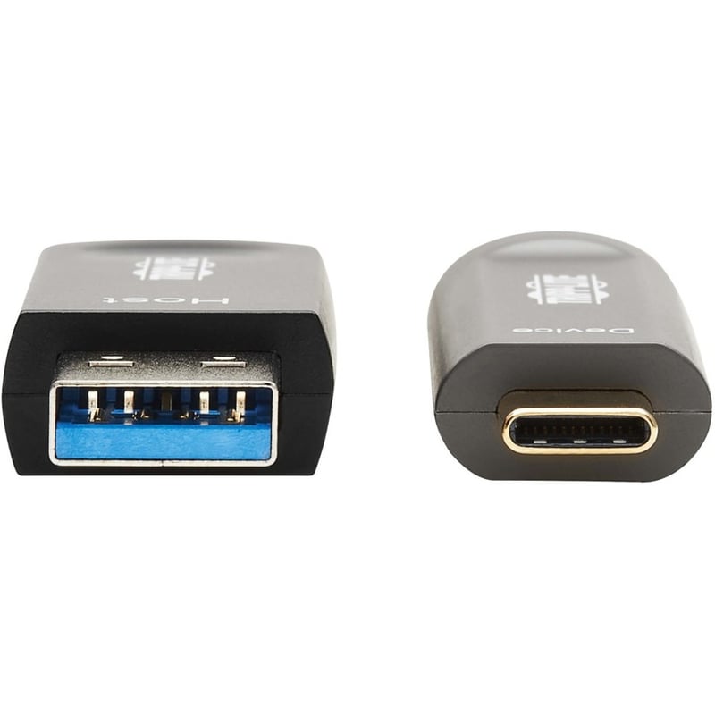 Tripp Lite by Eaton USB-A to USB-C AOC Cable (M/M) - USB 3.2 Gen 2 (10Gbps) Plenum-Rated Fiber Active Optical - Data Only Black 15 m (49 ft.) - Thumbnail 4