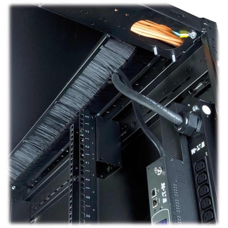 Eaton Paramount 51U Server Rack Enclosure - 48 in. Depth, Doors Included, No Side Panels, TAA - Thumbnail 4