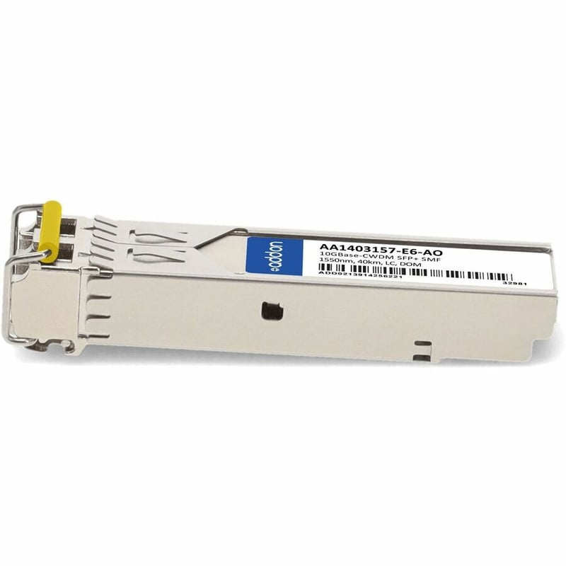 AddOn Avaya/Nortel® AA1403157-E6 Compatible TAA 10GBase-CWDM SFP+ Transceiver (SMF, 1550nm, 40km, LC, DOM) - Thumbnail 2