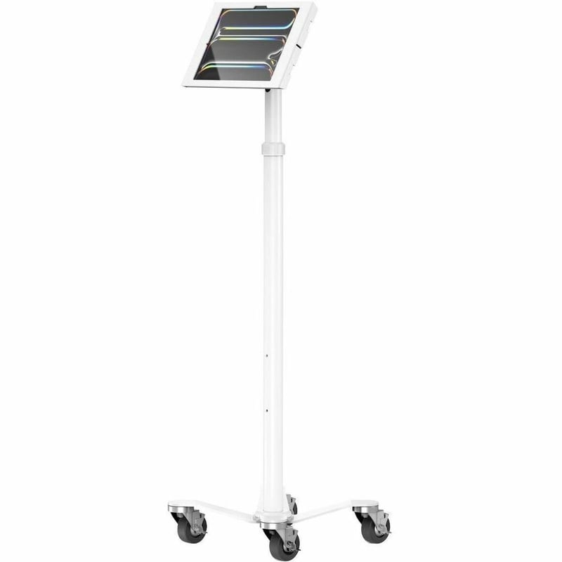 IPAD PRO M4 11IN (2024), APEX ENCLOSURE ROLLING CART - RISE FREEDOM WHITE - Thumbnail 1