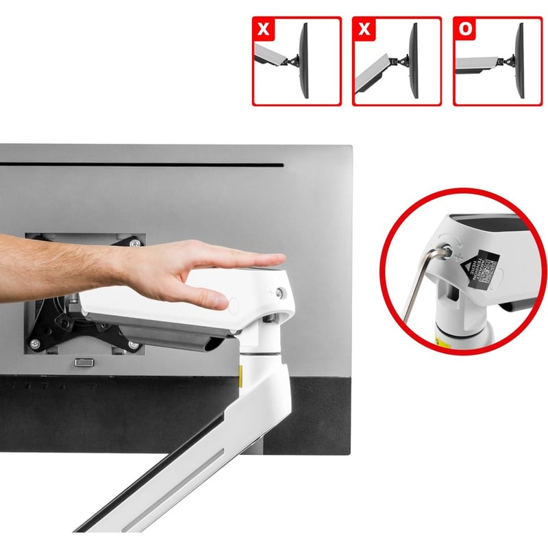 SIIG Premium Dual Monitor Arms Desk Mount with Gaming RGB Lighting - Thumbnail 5