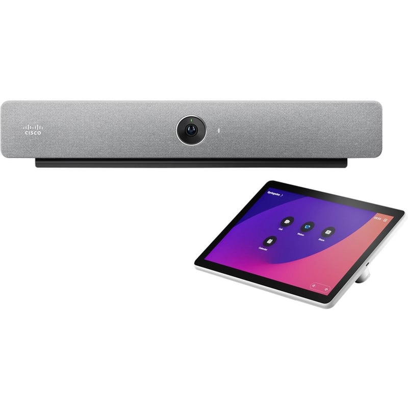 Cisco Webex Room Bar (First Light Color) with wall-mount Room Navigator - Thumbnail 1