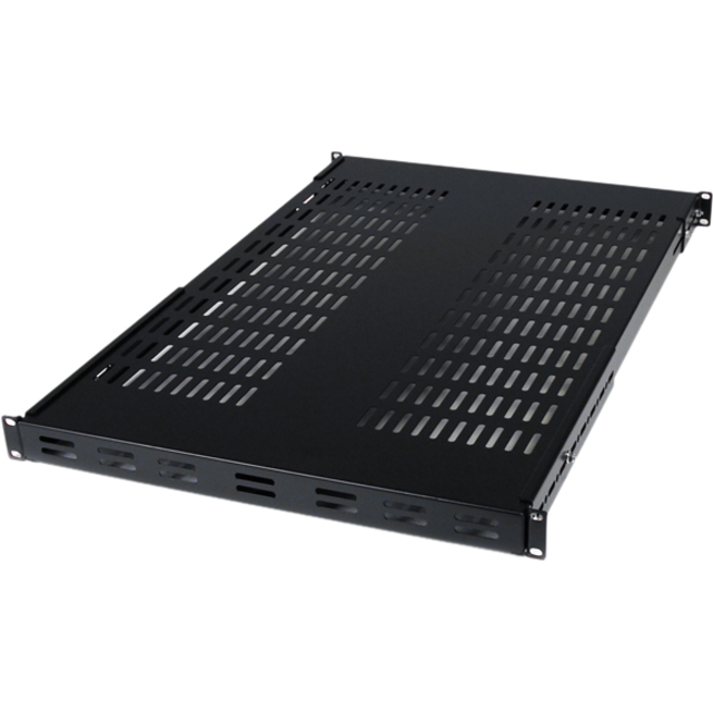 StarTech.com 1U Adjustable Mounting Depth Vented Rack Mount Shelf - 175lbs / 80kg - Thumbnail 4