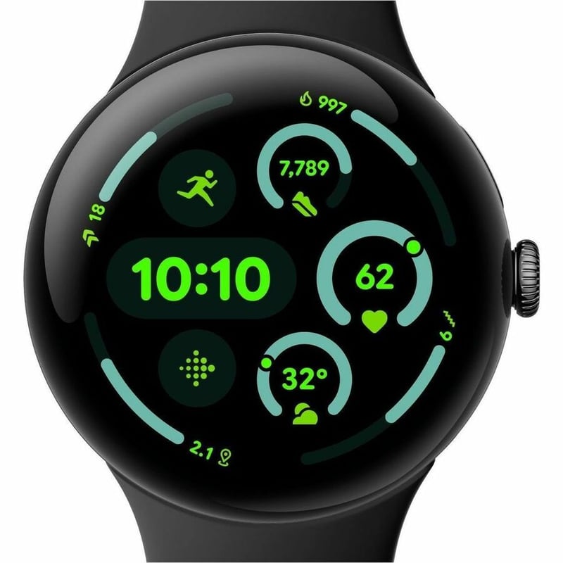 PIXEL WATCH 3 45MM BLK/BLK VZW-PIXWATCH3-45-BLK-BLK - Thumbnail 2