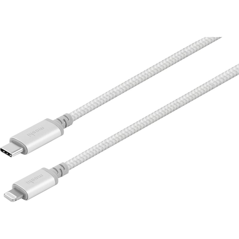 Moshi Integra USB-C to Lightning Cable 4 ft (1.2 m) Jet Silver - Thumbnail 2