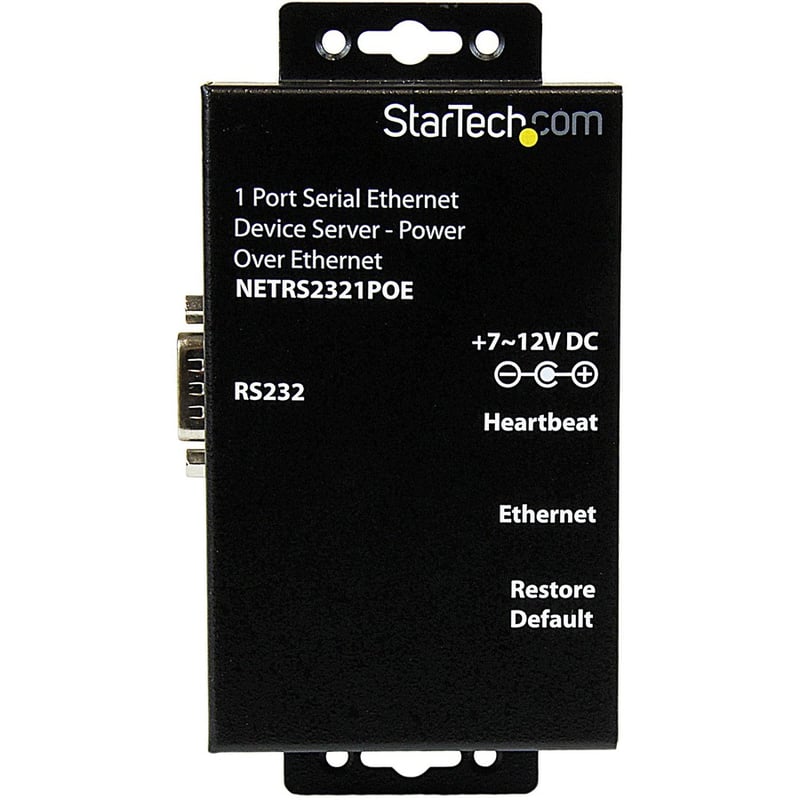 StarTech.com Serial Ethernet device server - 1 port - power over Ethernet - PoE - Thumbnail 2