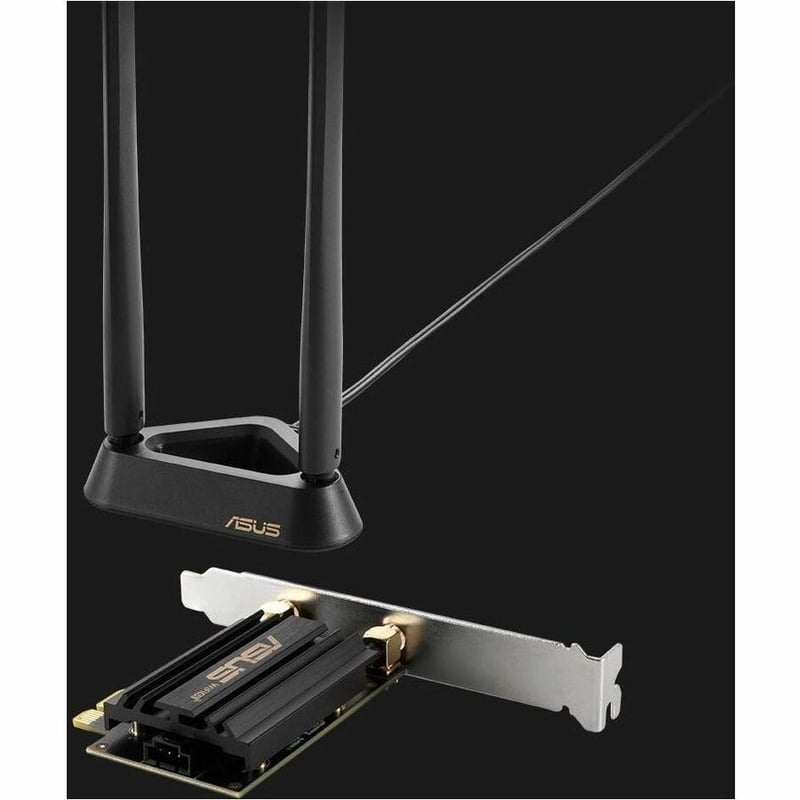 Asus PCE-AXE59BT IEEE 802.11 a/b/g/n/ac/ax Bluetooth 5.2 Wi-Fi/Bluetooth Combo Adapter for Computer - Thumbnail 5