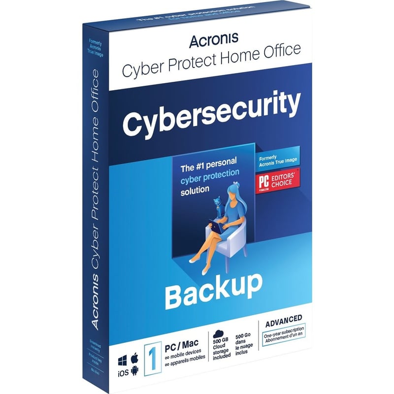Acronis Cyber Protect Home Office 2022 Advanced - Subscription - 1 Computer, 500 GB Acronis Cloud Storage - 1 Year - Thumbnail 2