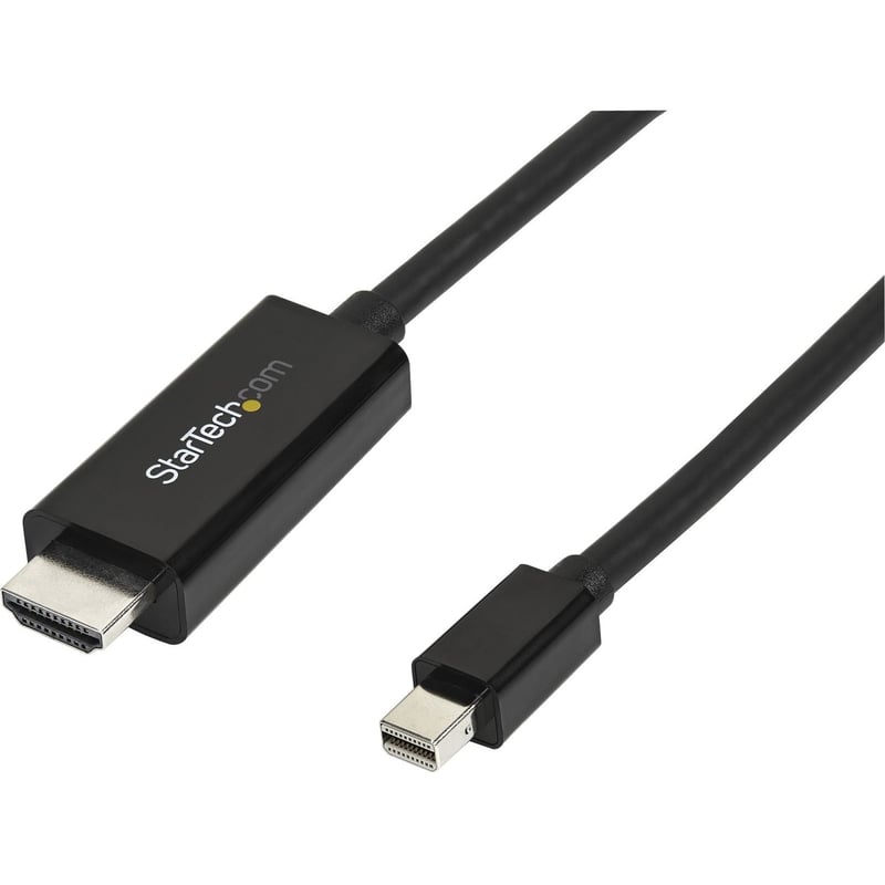 StarTech.com 10ft (3m) Mini DisplayPort to HDMI Cable, 4K 30Hz Video, Mini DP to HDMI Adapter/Converter Cable, mDP to HDMI Monitor/Display - Thumbnail 1