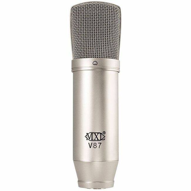 MXL Microphones V87 Condenser Microphone for Recording, String Instrument, Piano, Studio - Nickel