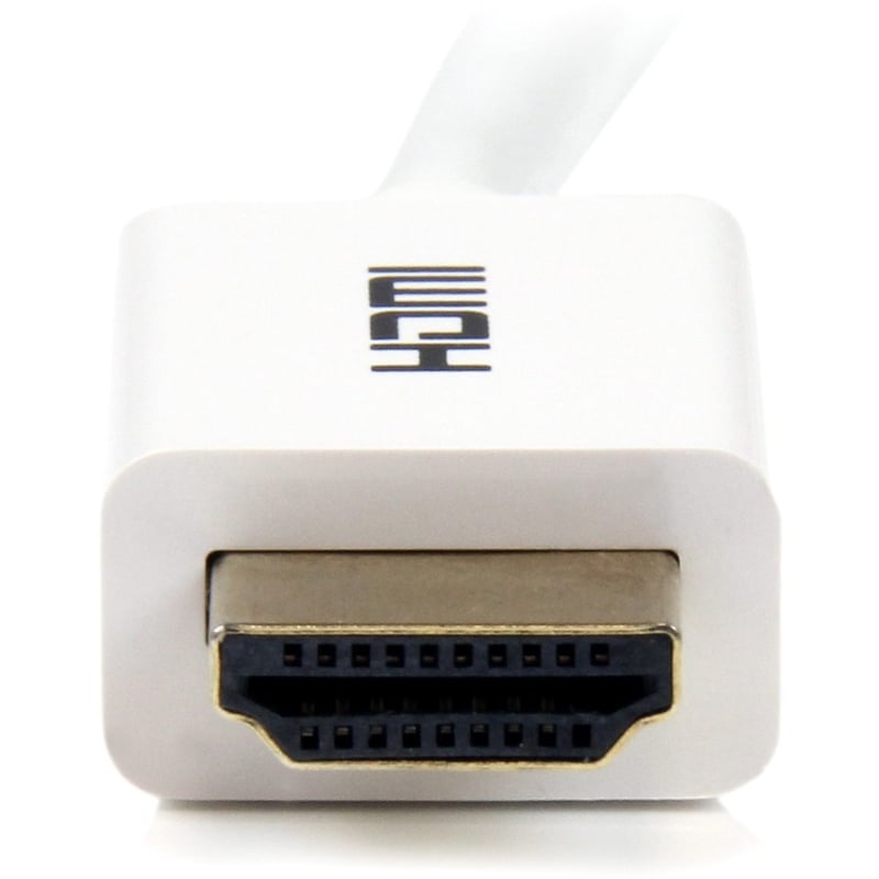 StarTech.com 10 ft CL3 Rated HDMI Cable w/ Ethernet, In Wall Rated HDMI Cable, 4K 30Hz UHD HDMI Cord, HDMI 1.4 Video/Display Cable, White - Thumbnail 3