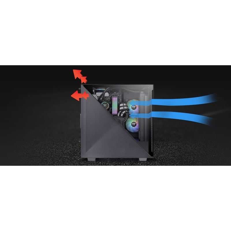 Thermaltake Divider 300 TG ARGB Mid Tower Chassis