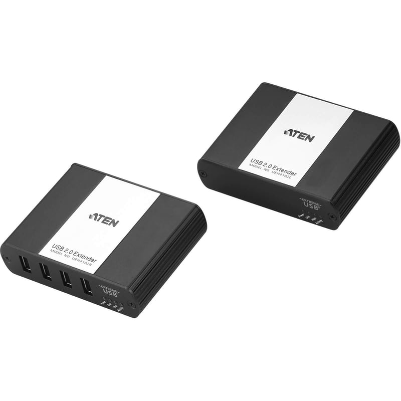 Aten 4-Port USB 2.0 Cat 5 Extender over LAN-TAA Compliant - Thumbnail 1