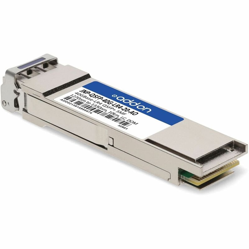 AddOn Juniper Networks® JNP-QSFP-40G-LR4-20 Compatible TAA 40GBase-LR4 QSFP+ Transceiver (SMF, 1270nm to 1330nm, 20km, LC, DOM) - Thumbnail 3